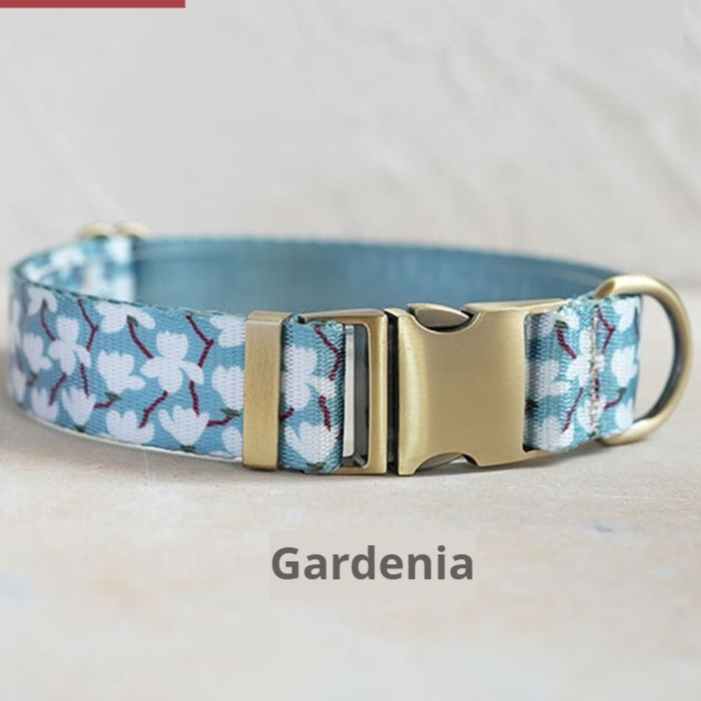 Jasmine-print Anti-loss Dog Collar image 3