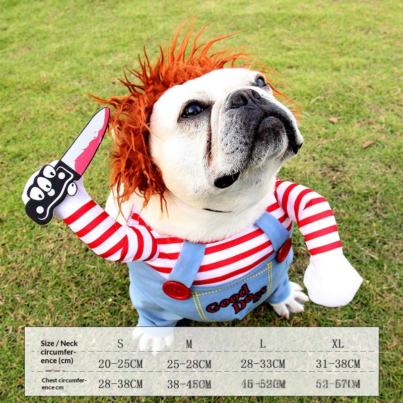 Halloween Fatal Doll Dog Costume Outfit image 4