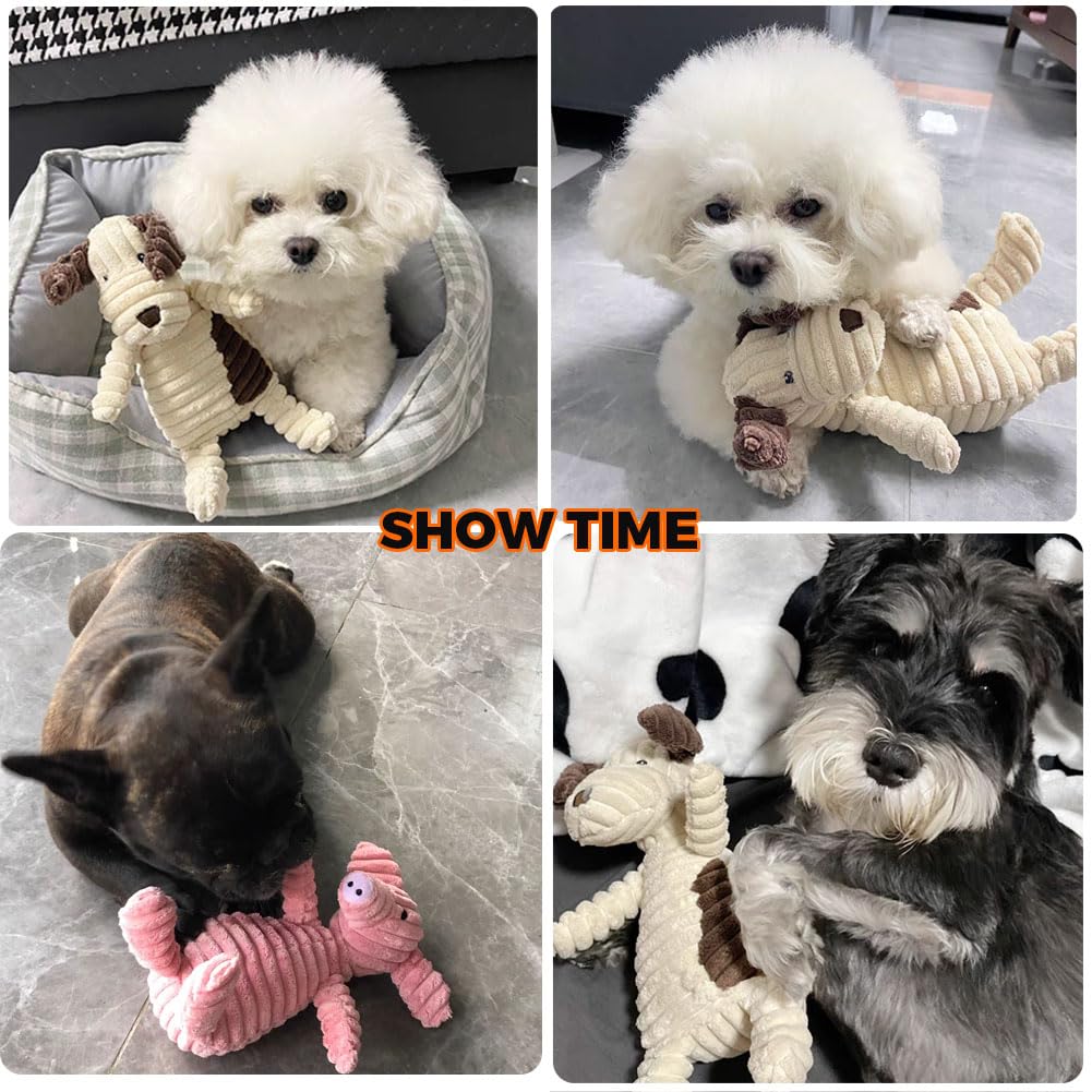 PlusPet Stuffed Squeaky Dog Toy Bundle image 8
