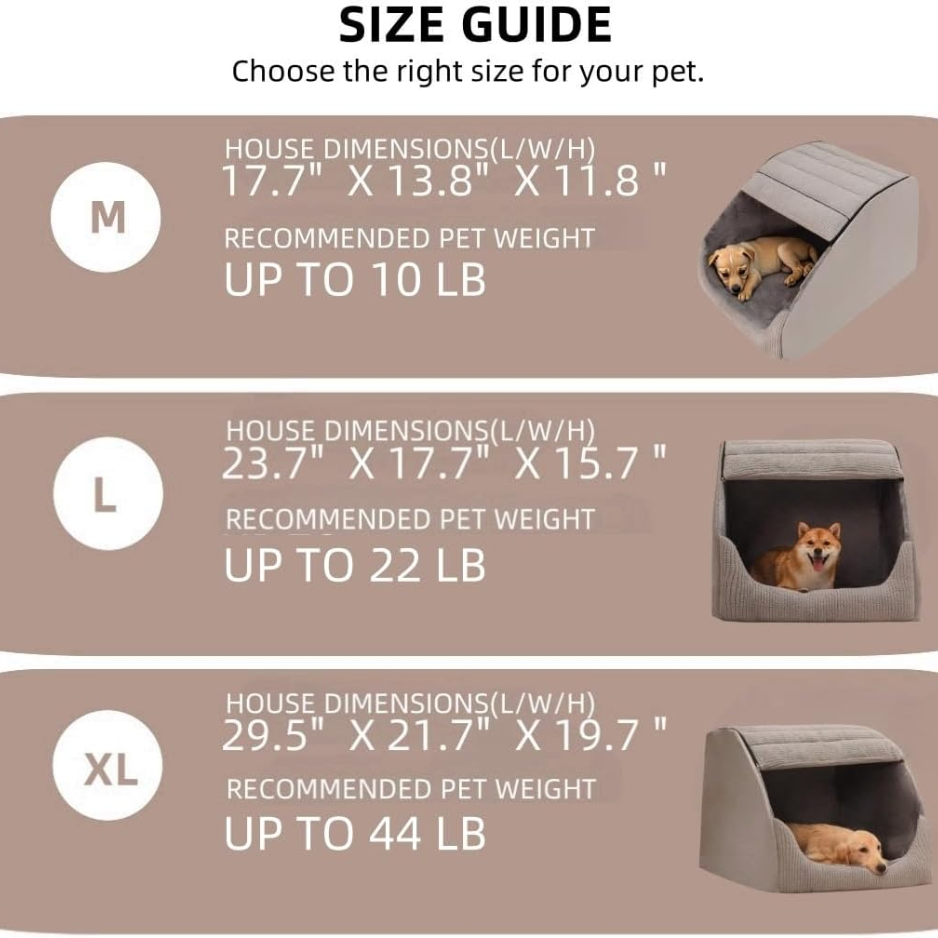 PlusPet Memory Foam Dog Cave Bed image 4