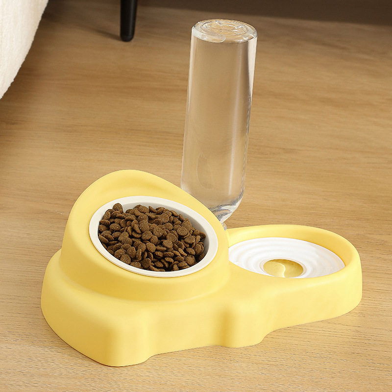 Cat Ceramic Double Automatic Water Fountain And Feeding Bowl image 7