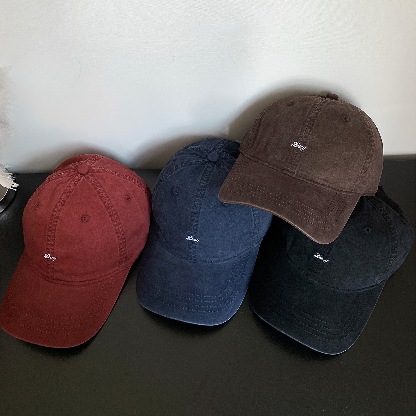 Water-washed Distressed Baseball Cap For Women image 11