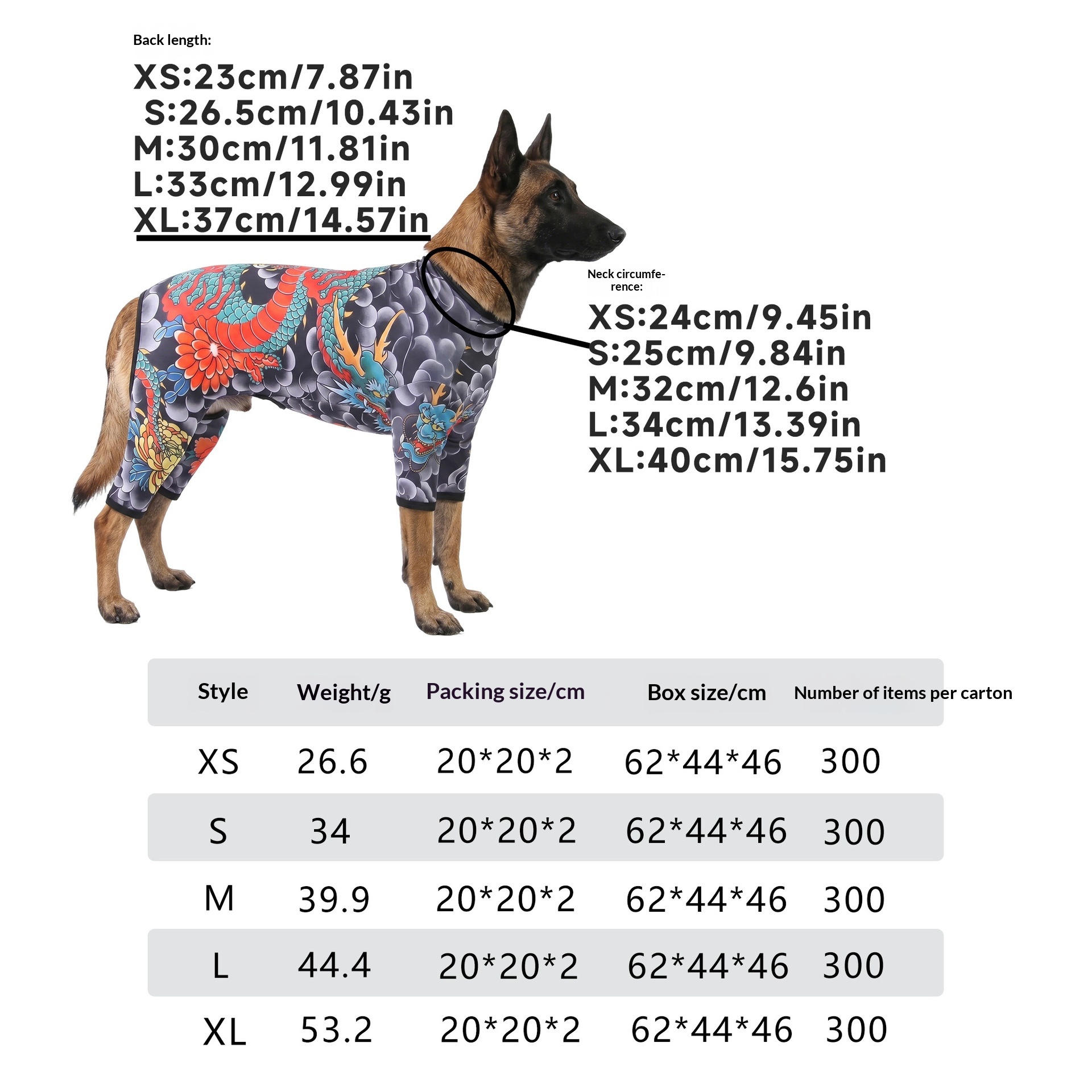 Pet Tattoo Four-Legged Apparel Dog Clothing image 9