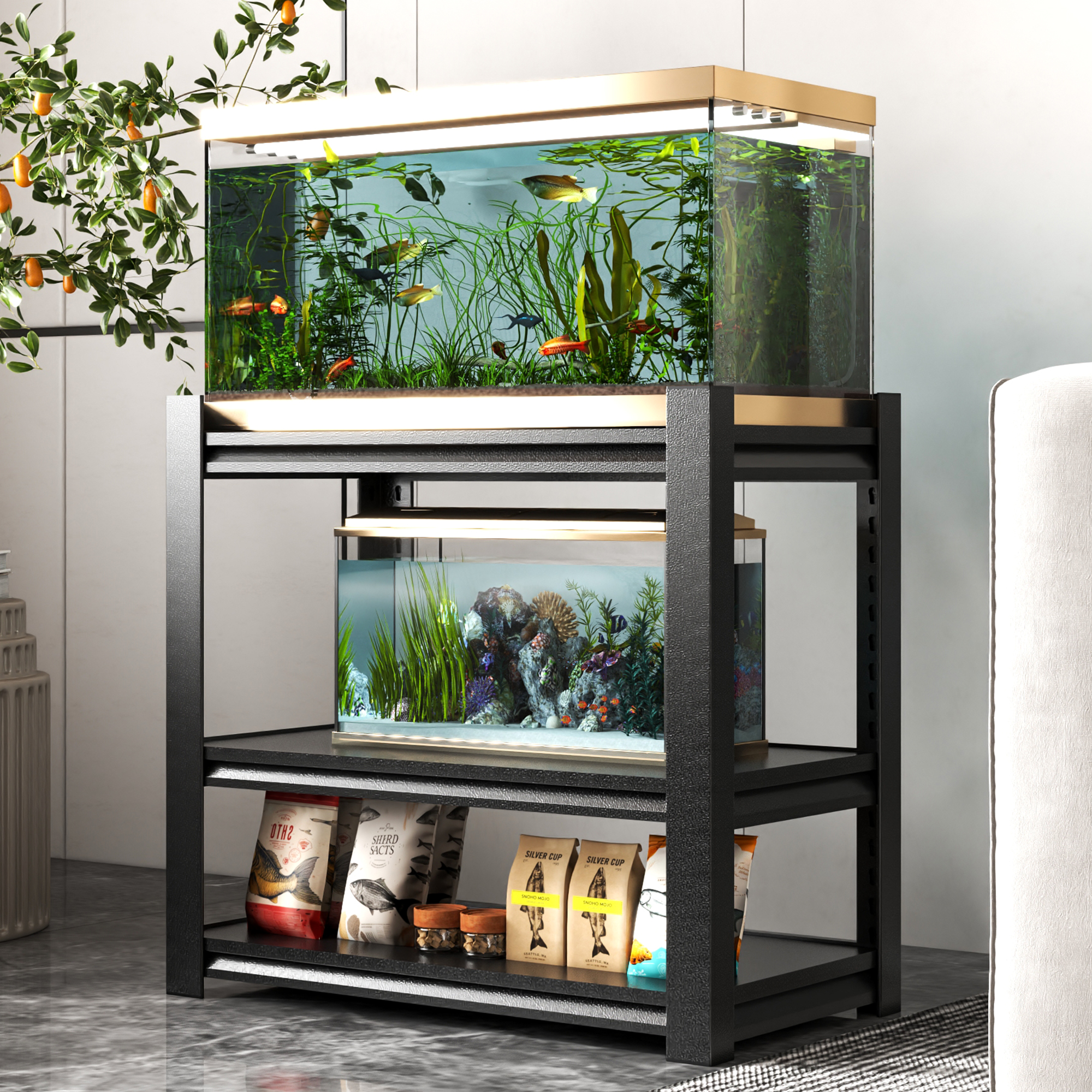 Metal 3-Tier Fish Tank Stand image 4