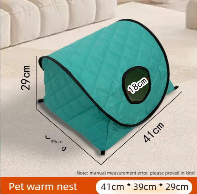 Insulated Windproof Foldable Pet Tent Bed image 4