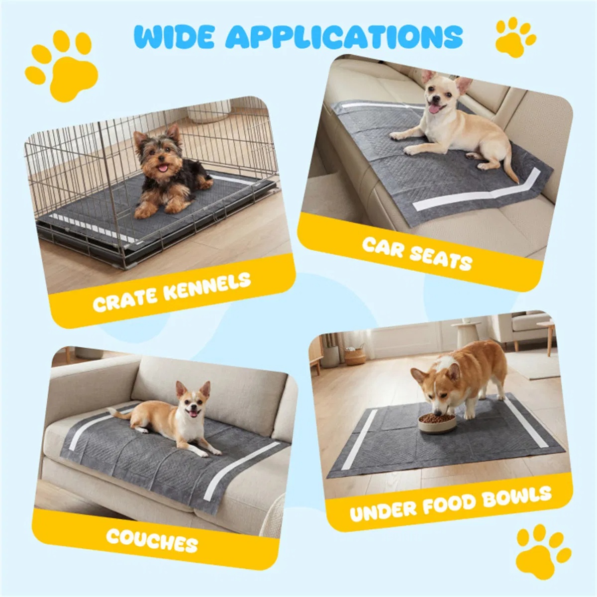 Charcoal 6-Layer Dog Training Pads image 4