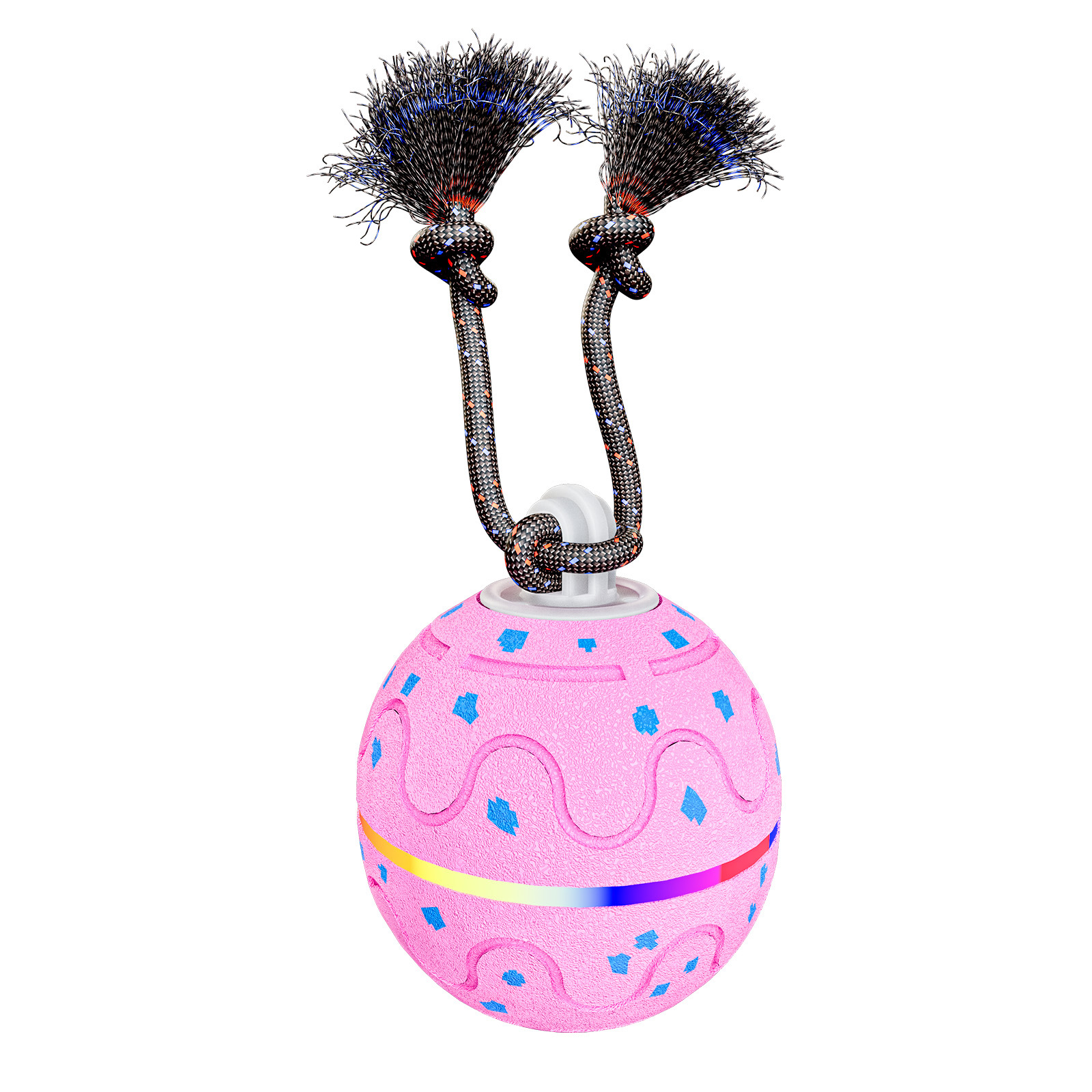 Smart ETPU Pet Toy Ball With Sound Light And Leash Powered By Electricity image 5
