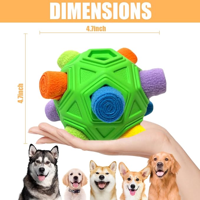 Dog Snuffle Ball Interactive Puzzle Toy image 2