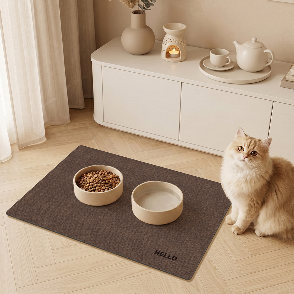 Non-slip Wash-free Waterproof Pet Feeding Mat image 6