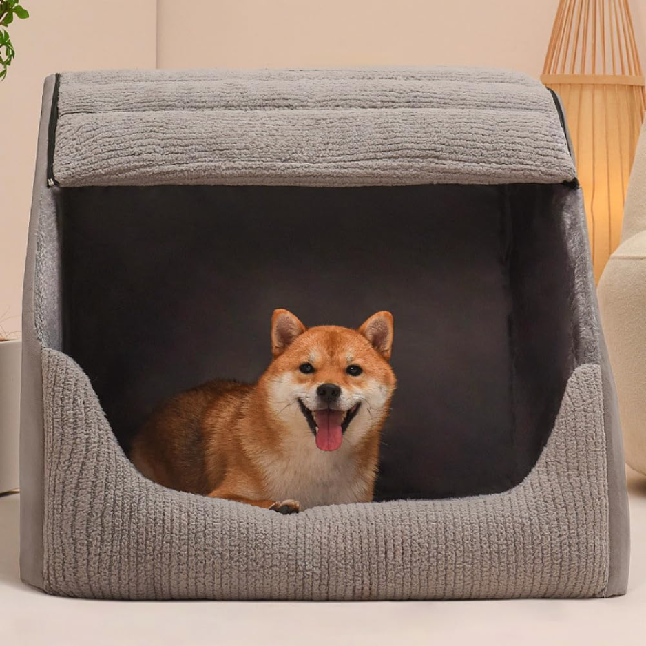 PlusPet Memory Foam Dog Cave Bed image 5