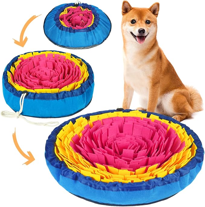 Adjustable Dog Snuffle Mat for Slow Eating