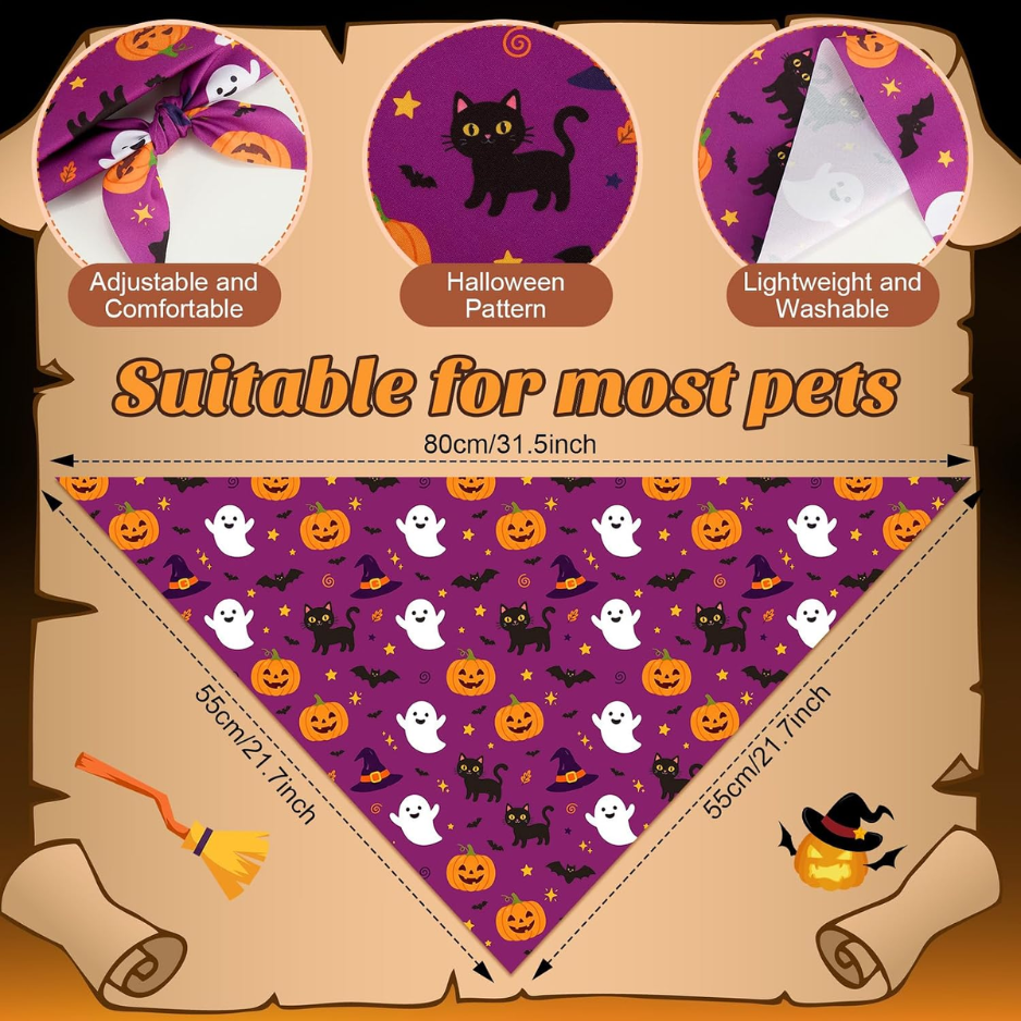 Halloween Dog Bandanas 50 Pack image 2