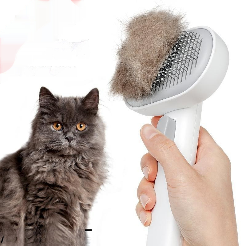 Pet Cat And Dog Hair Comb For Deep Removal Of Loose Fur image 7