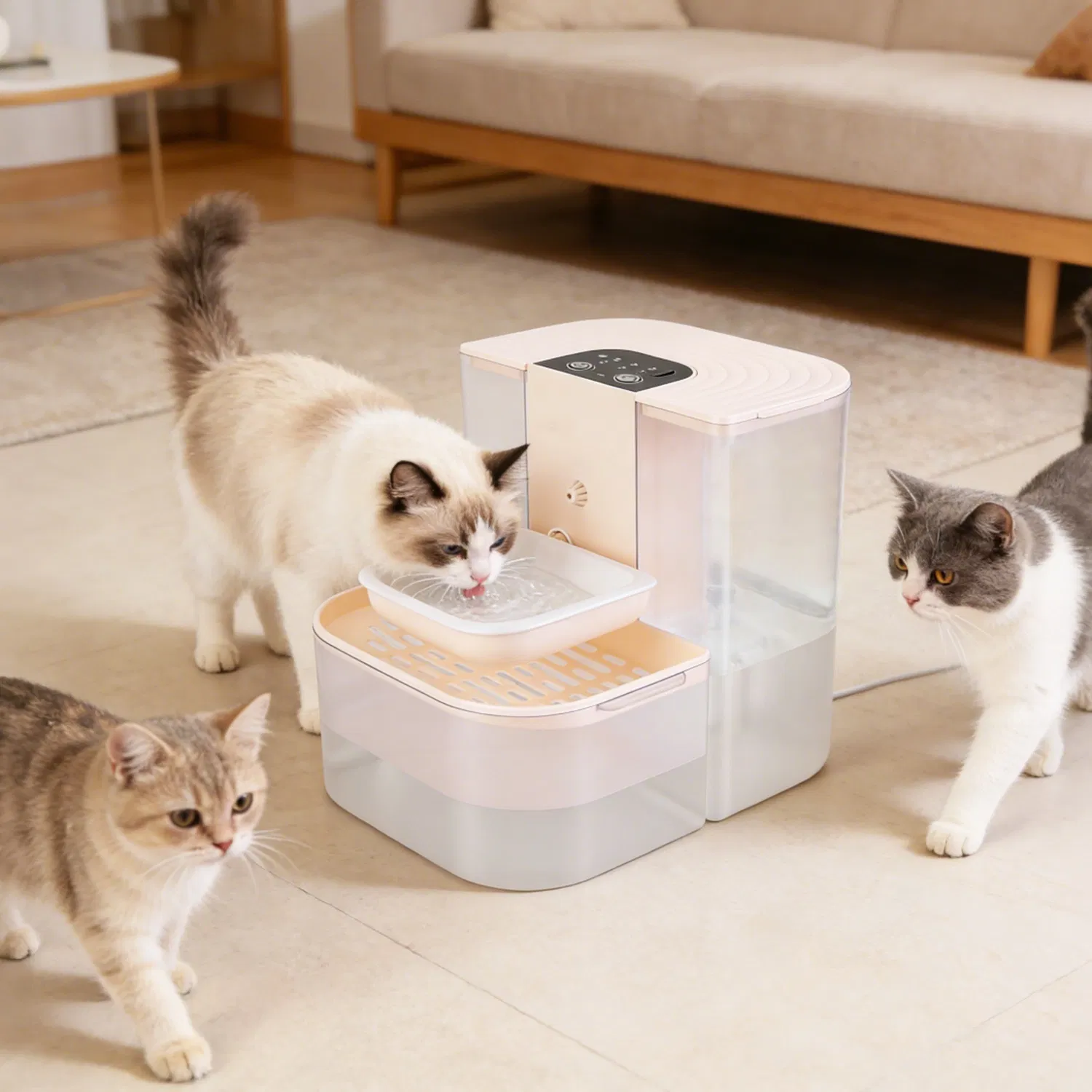 Cordless Dual Tank Pet Water Fountain image 12