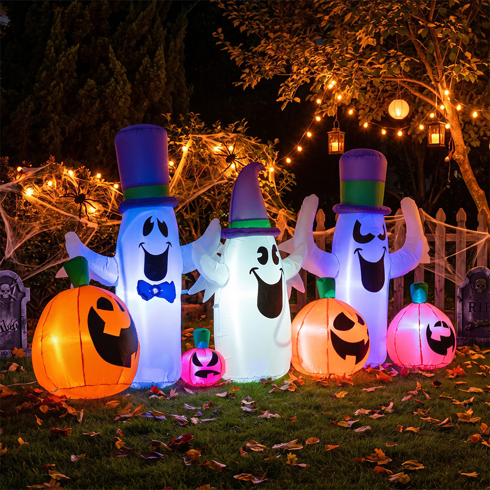 Halloween Inflatable Ghosts And Pumpkins image 10