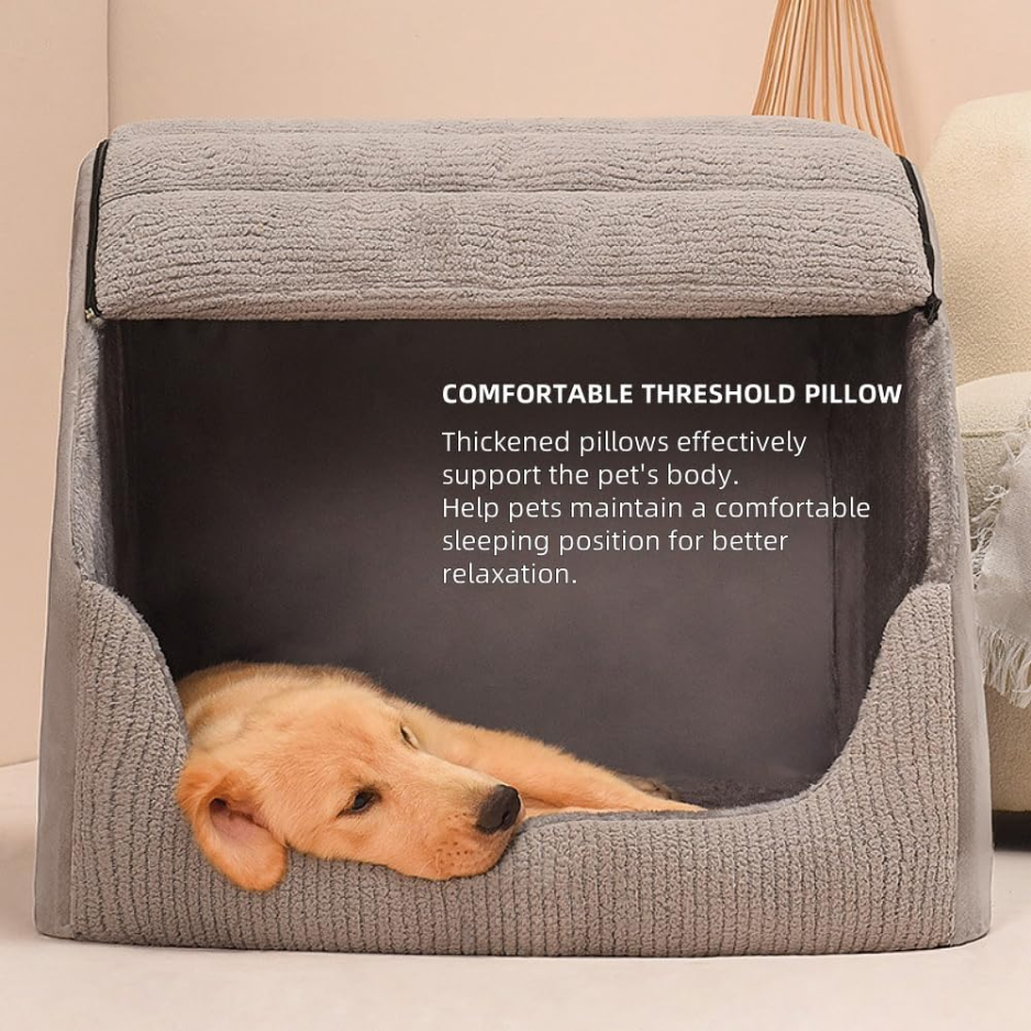 PlusPet Memory Foam Dog Cave Bed image 3