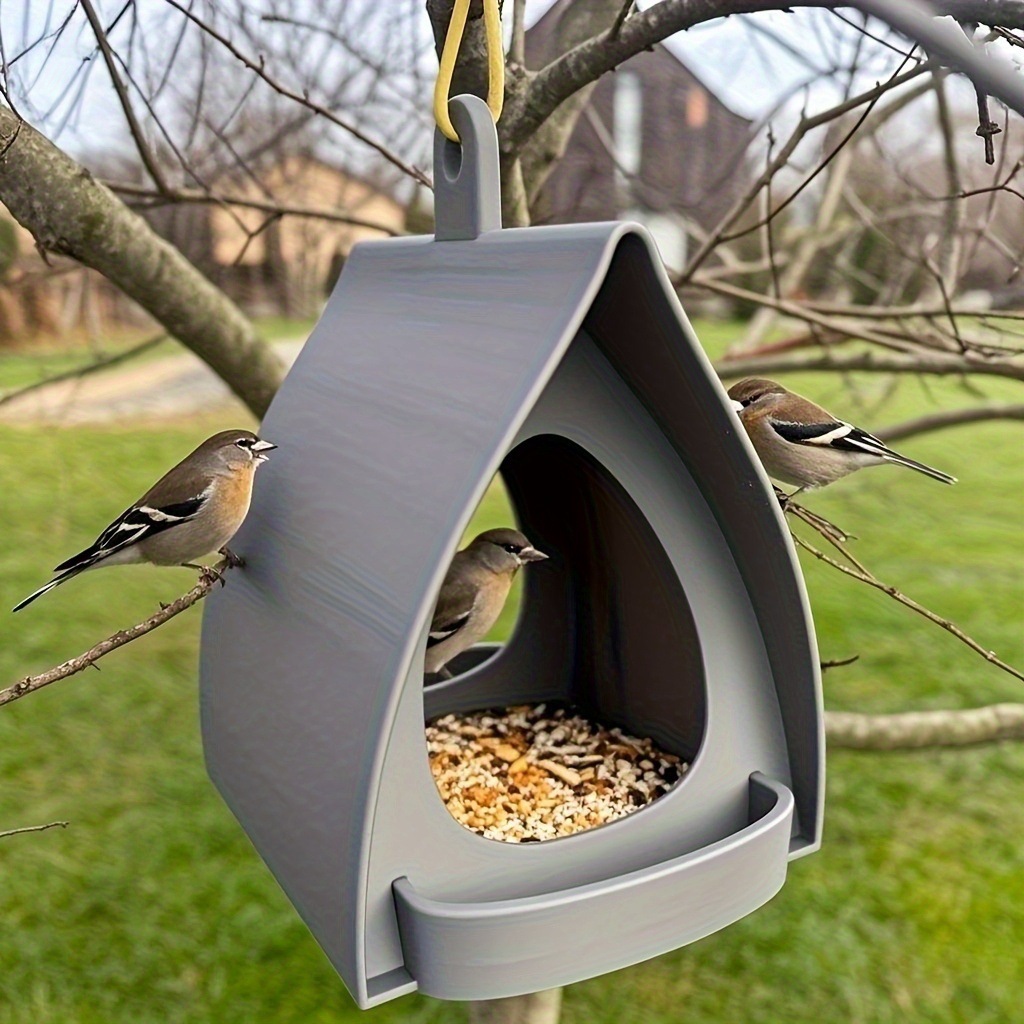 Durable Plastic Hanging Bird Feeder