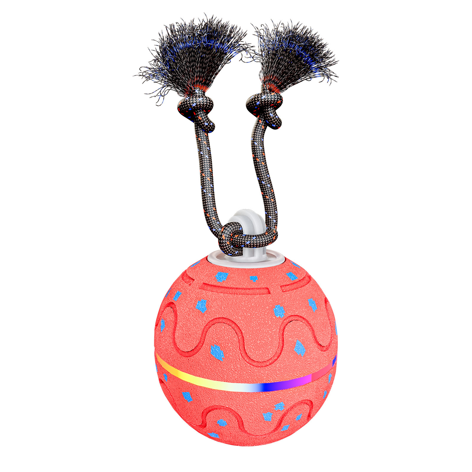 Smart ETPU Pet Toy Ball With Sound Light And Leash Powered By Electricity image 4