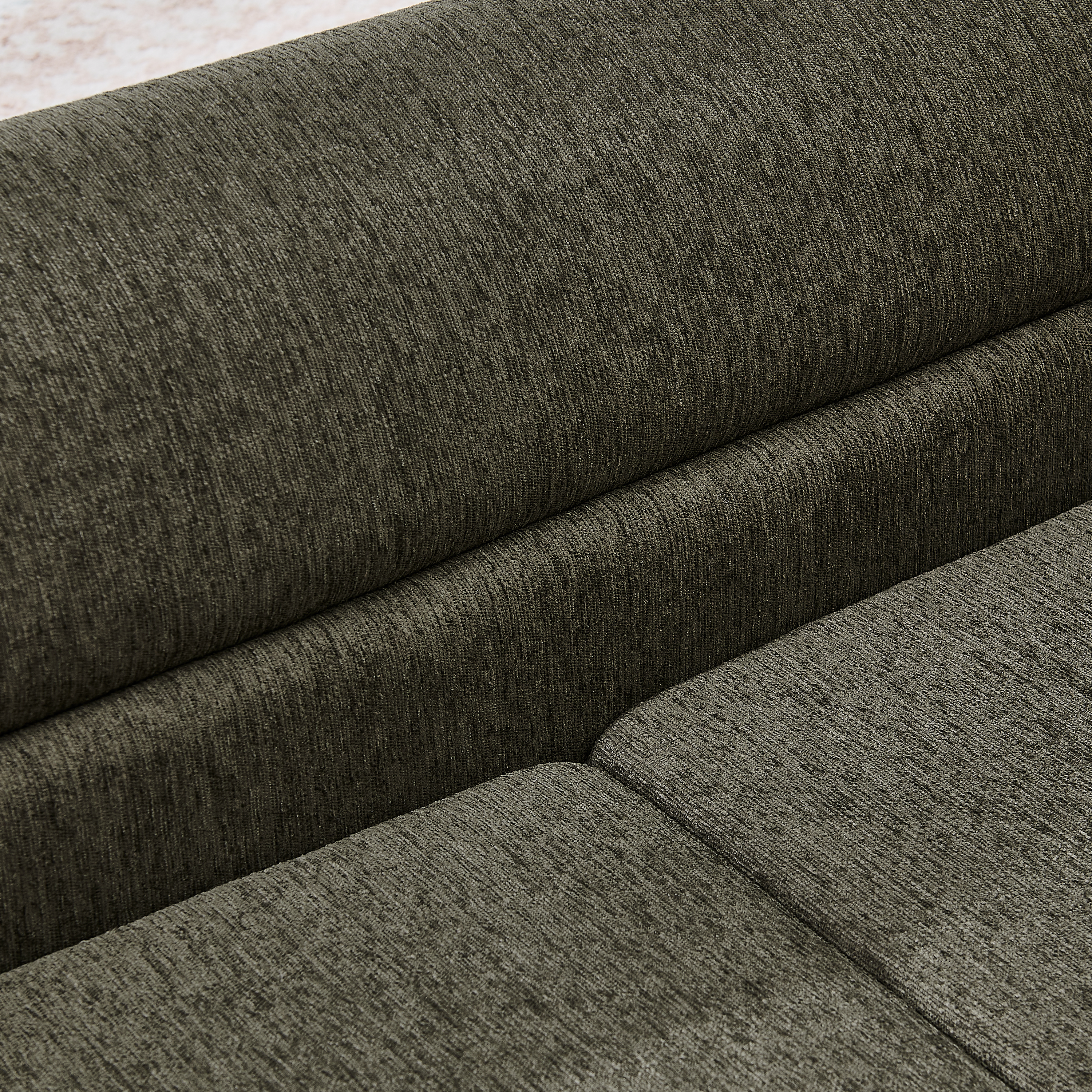 Oversized Pet Sofa, Curved Armrest Rectangular Dog Sofa, Linen Fabric Comfort Pet Couch for Large & Oversized Dogs-Dark Gray image 15