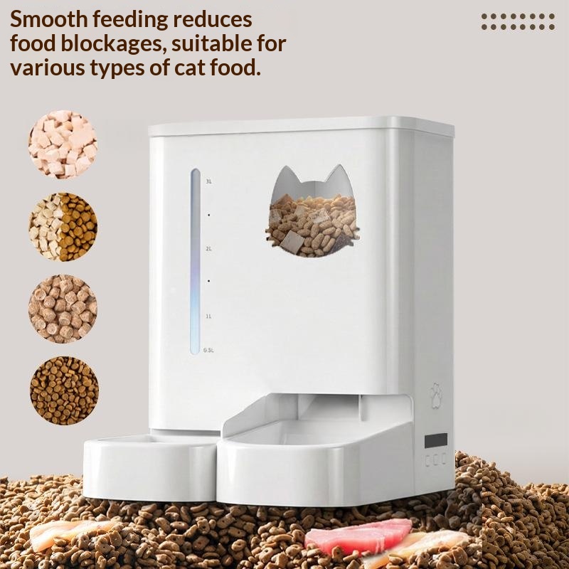 Smart Pet Food Dispenser For Cats And Dogs With Remote Control image 2
