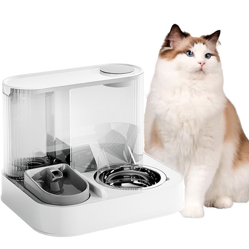 2 In 1 Automatic Cat Feeder Water Dispenser Dry Wet Pet Dog Puppy Food Dispenser image 11