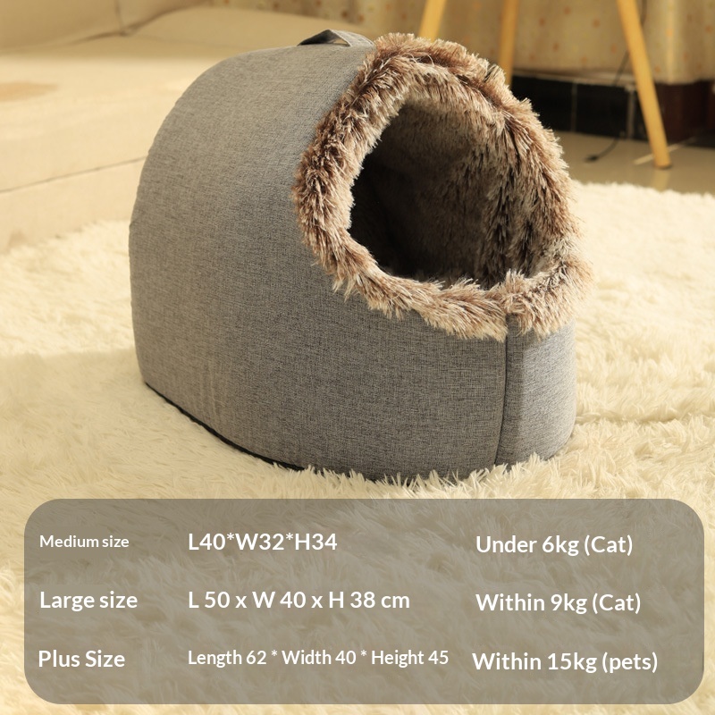 Blanket Warming Blanket Cat Bed Deep-sleep Cat Bed Cat House image 7