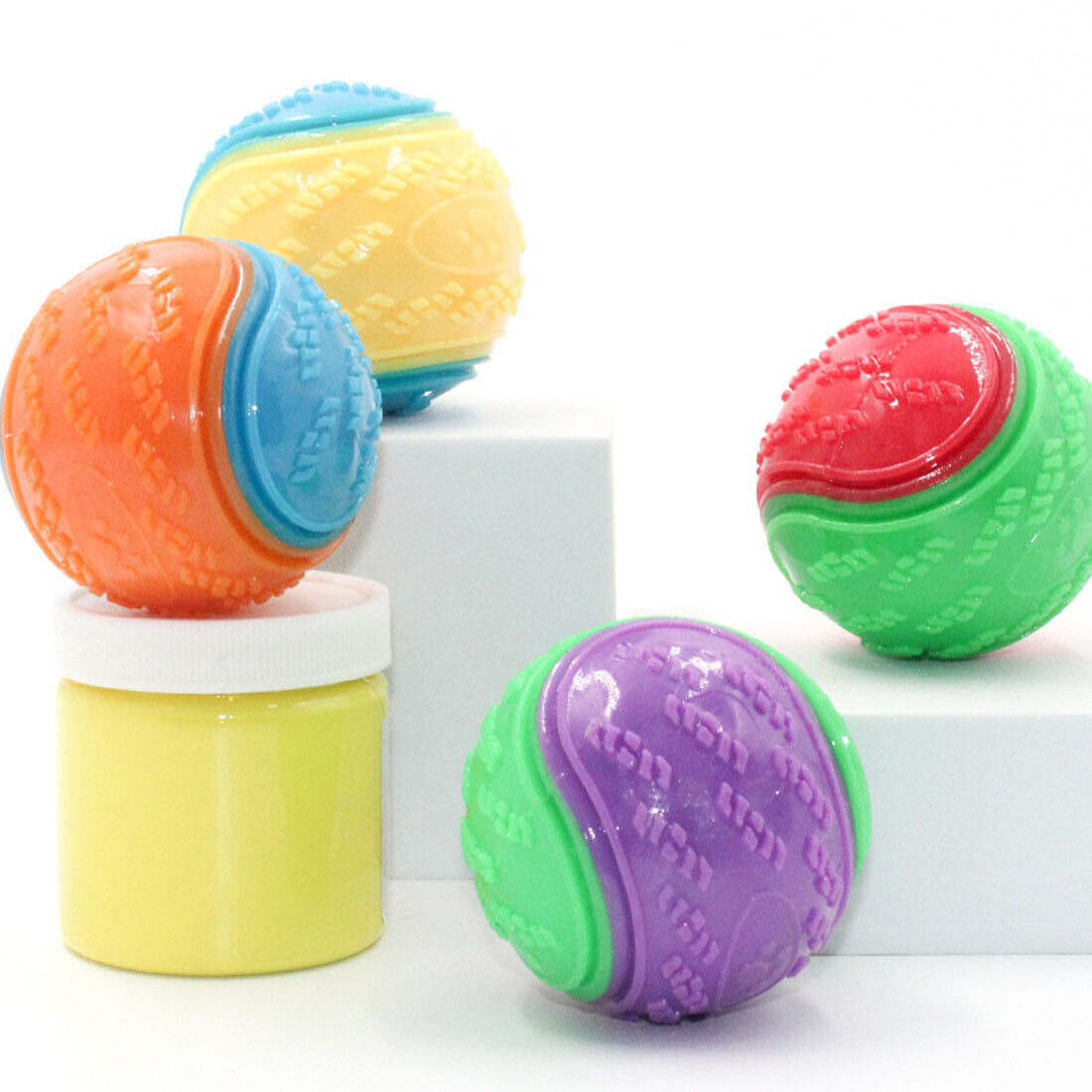 Scooby-Doo Squeaky Dog Ball Set image 4
