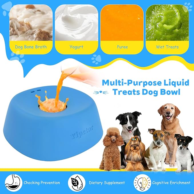 Dog Lick Bowl with Rolling Ball Slow Feeder image 3