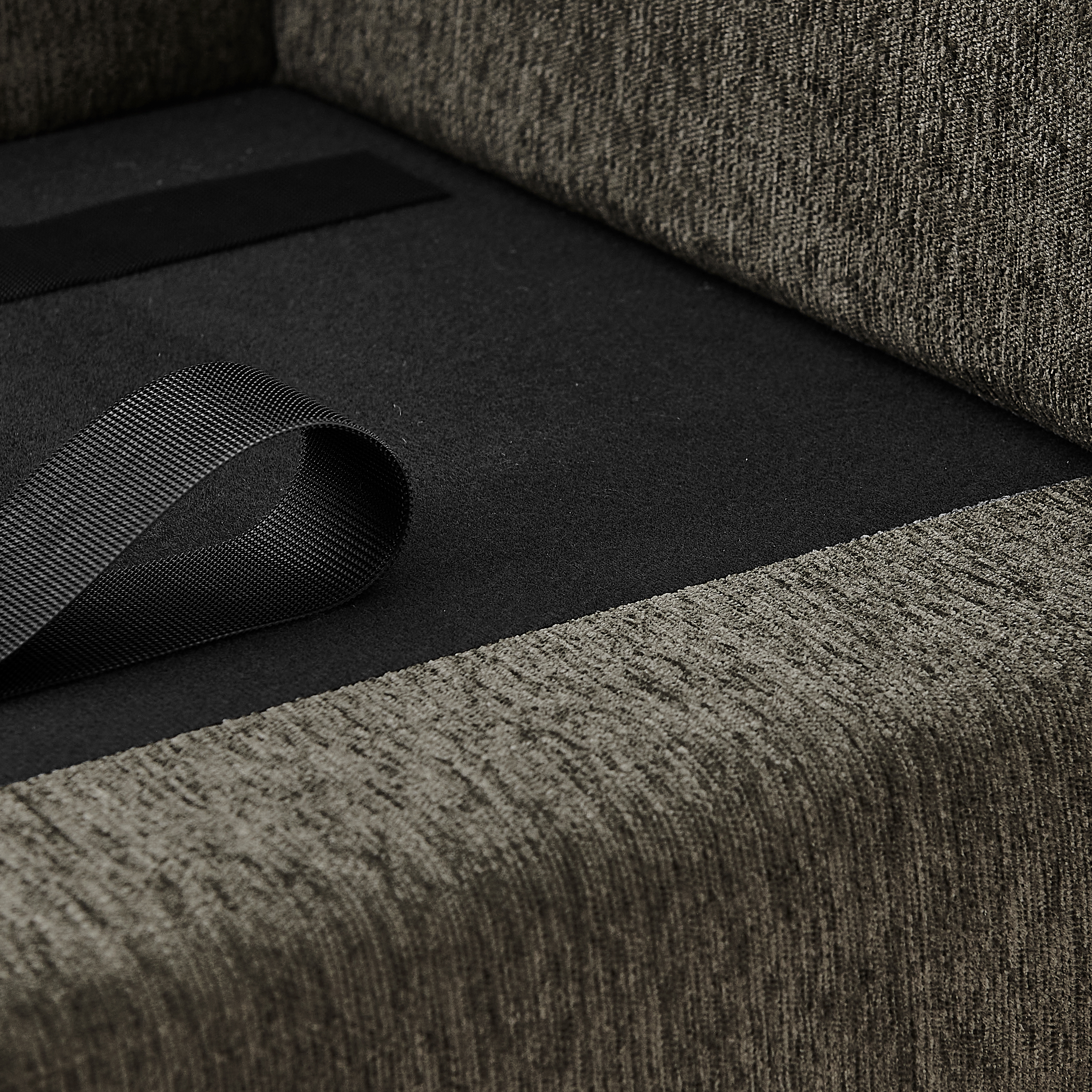 Oversized Pet Sofa, Curved Armrest Rectangular Dog Sofa, Linen Fabric Comfort Pet Couch for Large & Oversized Dogs-Dark Gray image 7