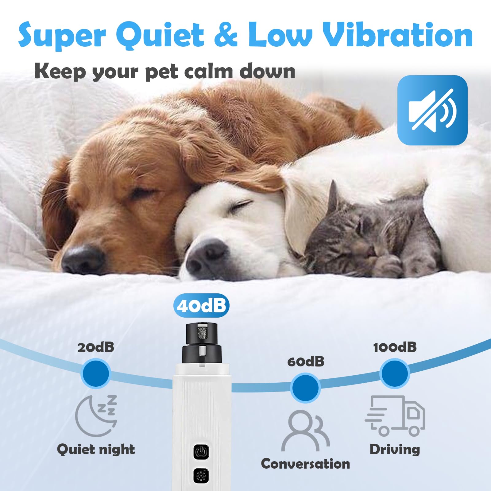 Electric LED Dog Nail Grinder image 3