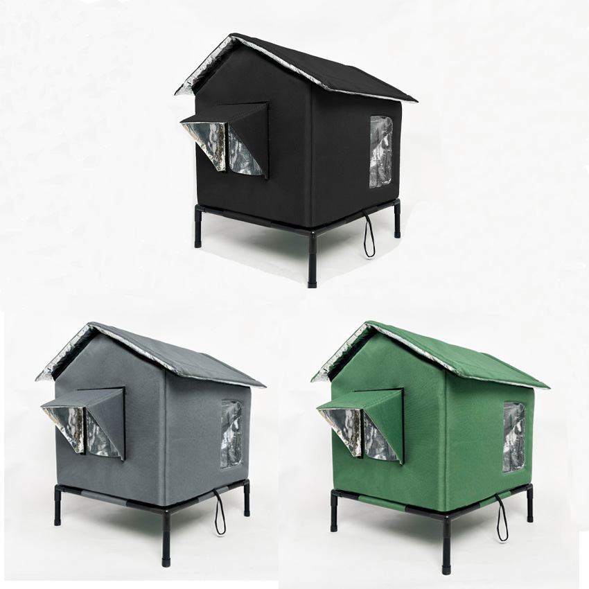 Outdoor Elevated Waterproof Foldable Cat Pet House image 4