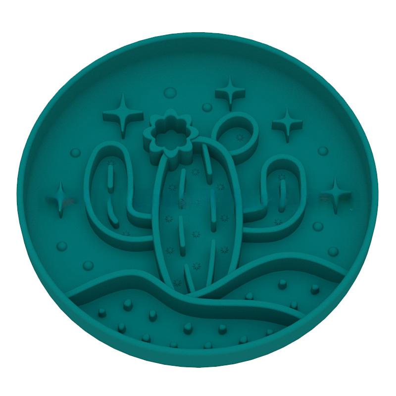 Pet Bowl, New Cactus-shaped Slow-feeding Bowl With Suction Cup image 5