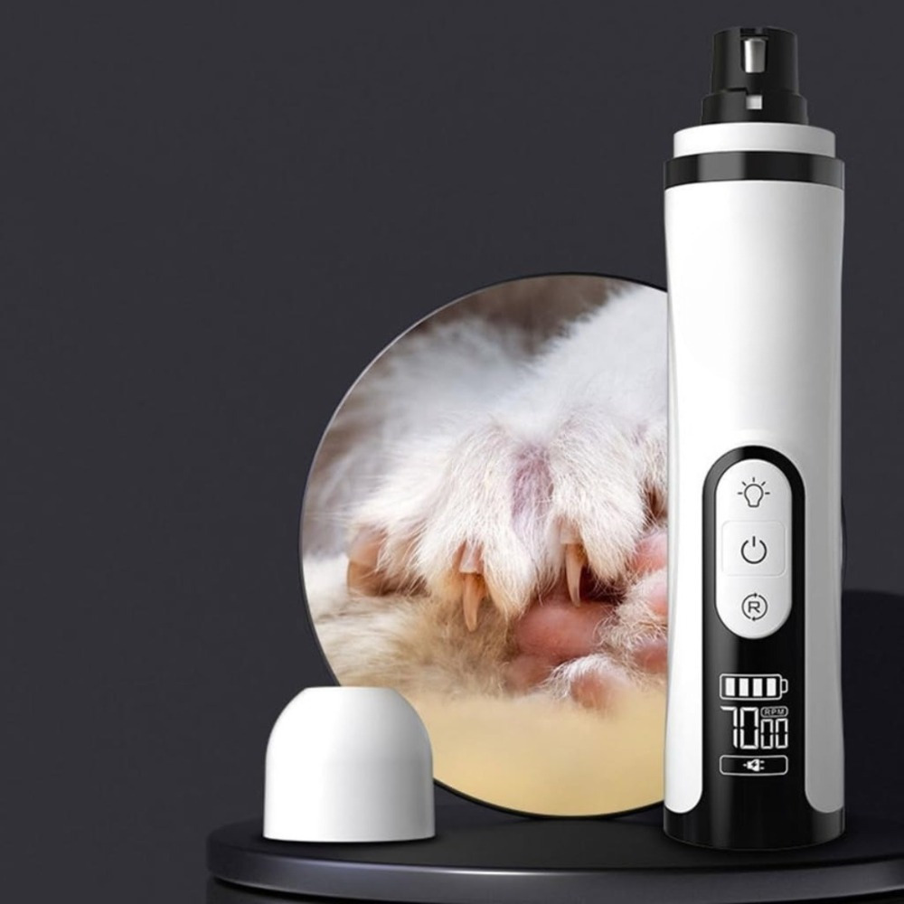 Dog Nail Grinder Set With 1 Grinder And 2 Grinding Attachments For Gentle Grooming—Party Accessory Set image 4