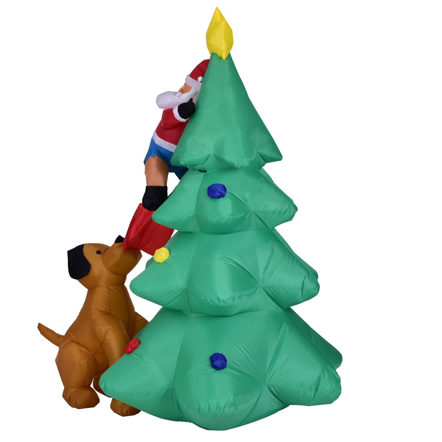 PlusPet Christmas Inflatable Dog and Tree image 4