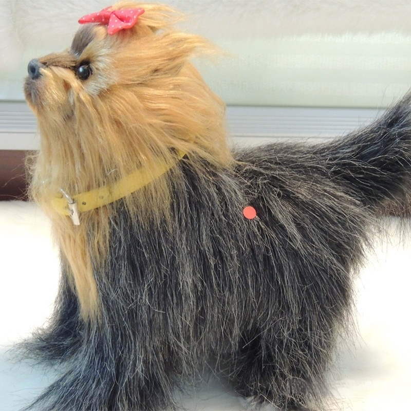 Household Desktop Decorative Ornament Lifelike Plush Pet Toy image 4