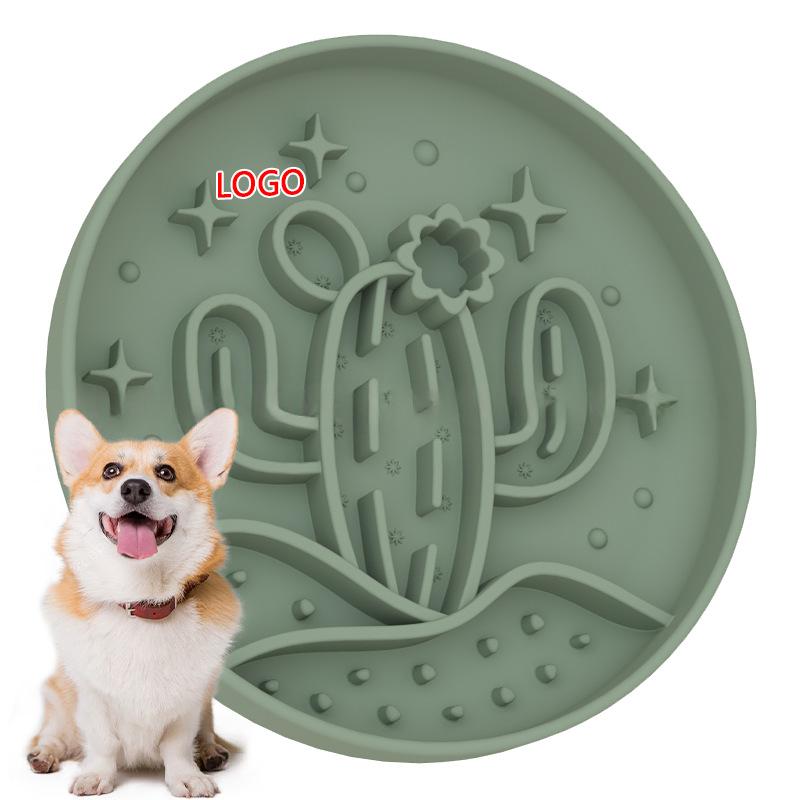 Pet Bowl, New Cactus-shaped Slow-feeding Bowl With Suction Cup