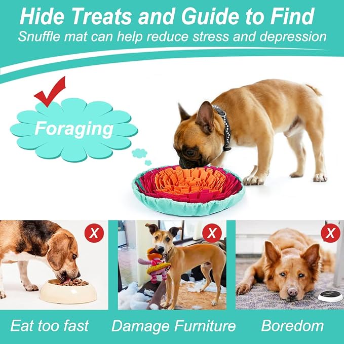 Interactive Dog Snuffle Mat for Slow Eating image 6