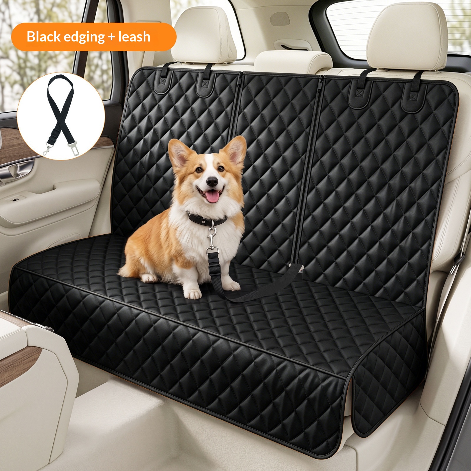 Rear-Seat Pet Dog Bed For Cars