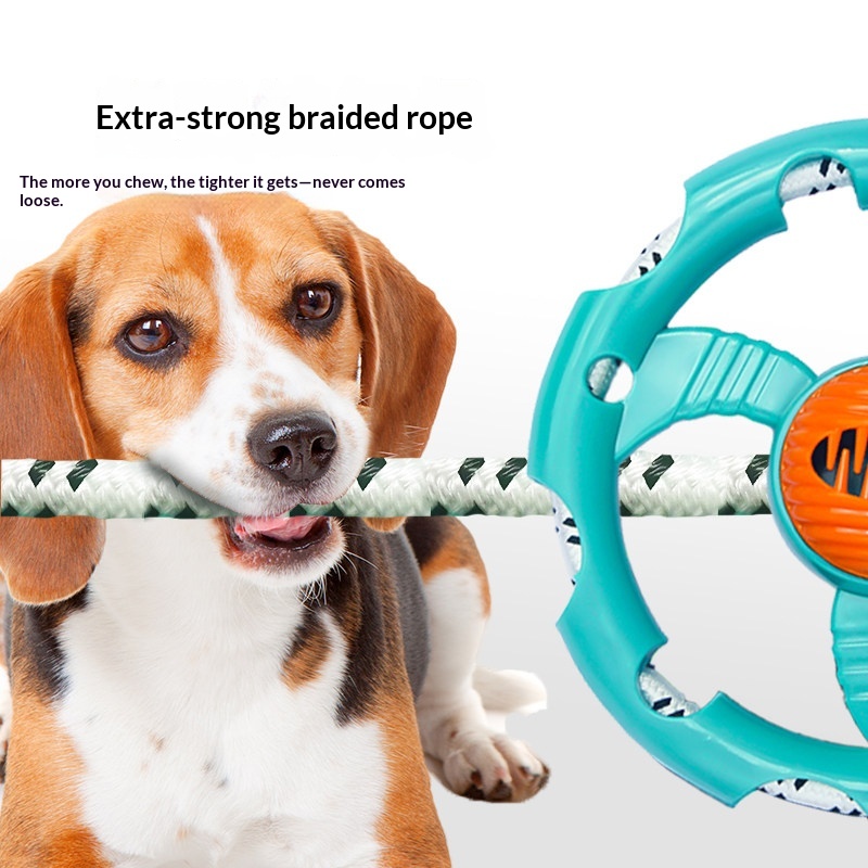 Treat-Dispensing Squeaky Frisbee Dog Toy image 6