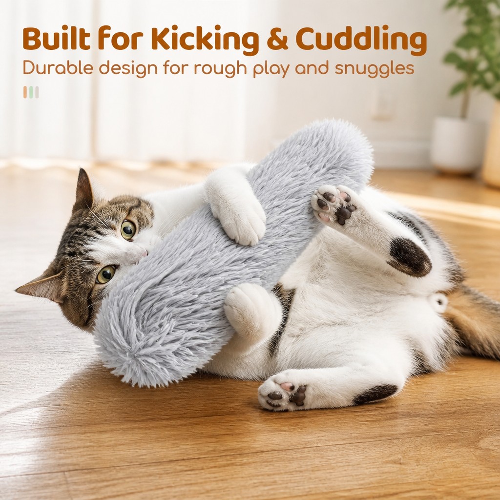 Crinkle Catnip Kicker Toy 3-Pack image 4