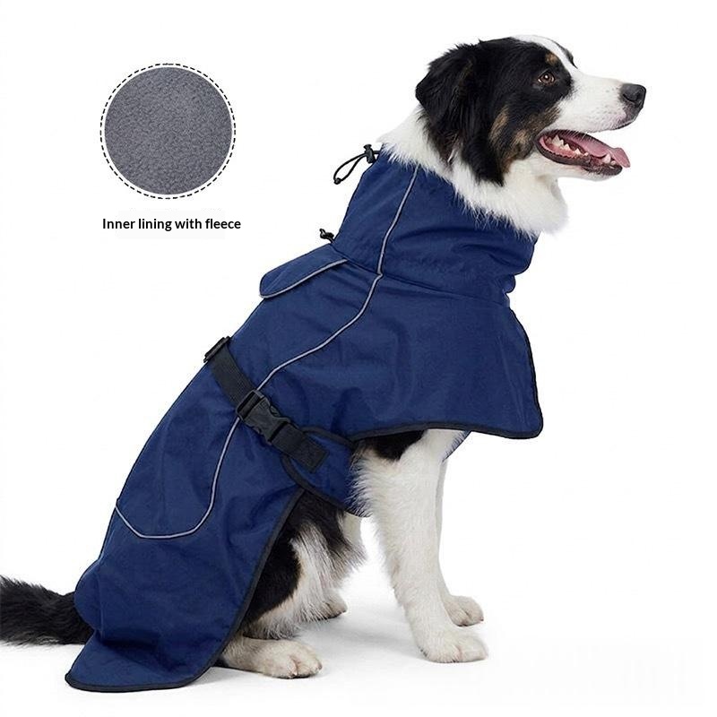 Pet Dog Clothing Winter Fleece-lined Warm Windbreaker image 3