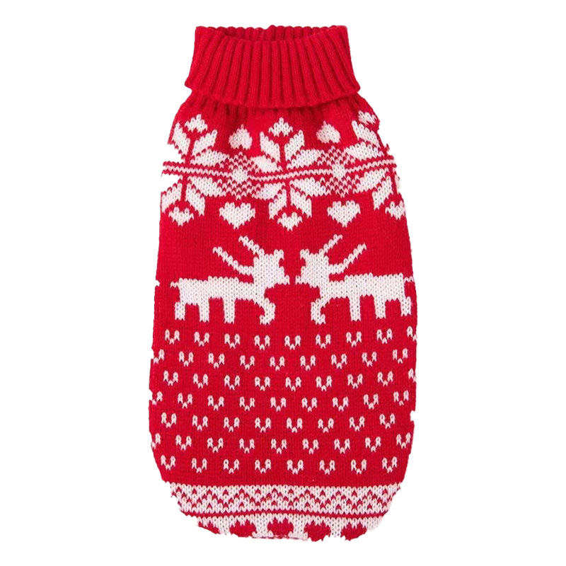 Santa Knitted Dog Sweater image 4