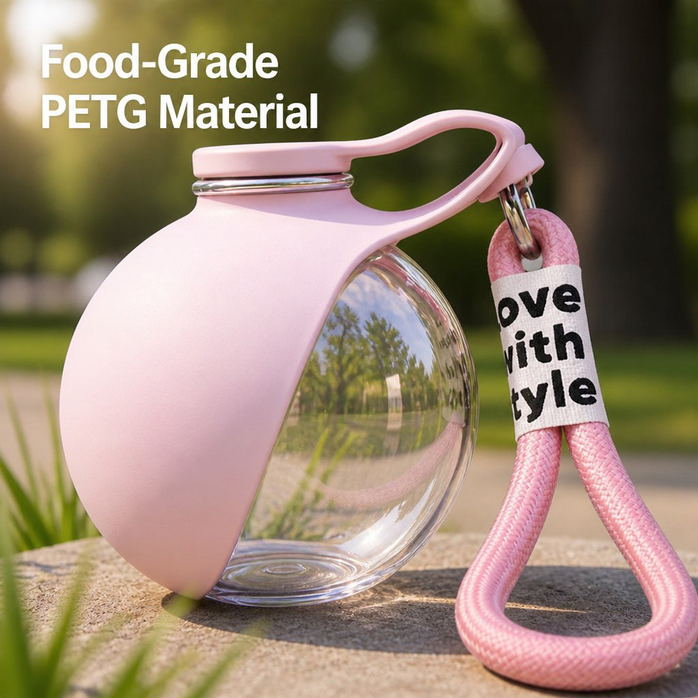 Portable Dog Water Bottle with Silicone Bowl image 7