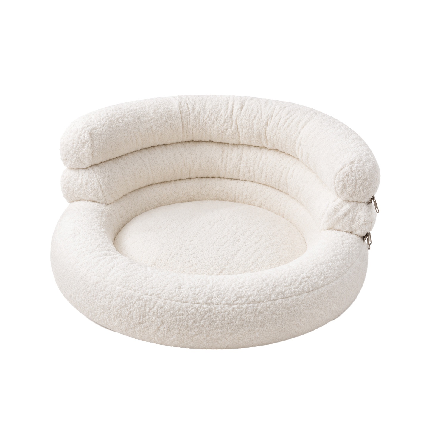 Soft And Fluffy Loop-pile Pet Sofa Bed Cat And Dog Kennel image 4