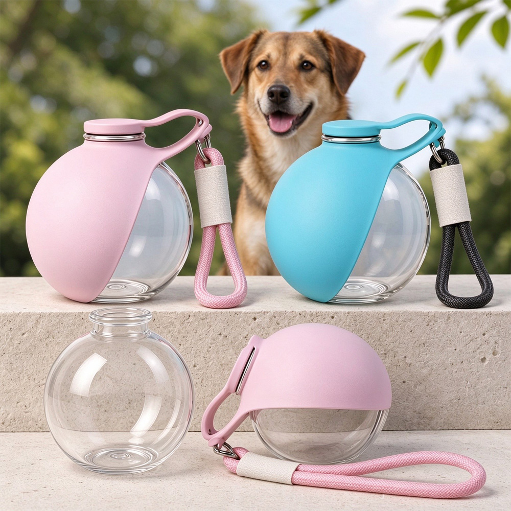 Portable Dog Water Bottle with Silicone Bowl image 5