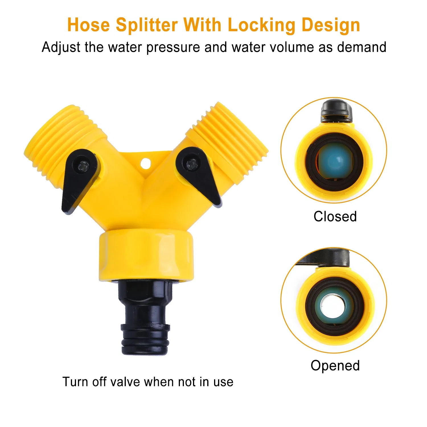 Step Activated Dog Water Dispenser, Outdoor Pet Drinking Fountain with 2-Way Water Splitter, Iron Build for Backyard Garden Use image 8
