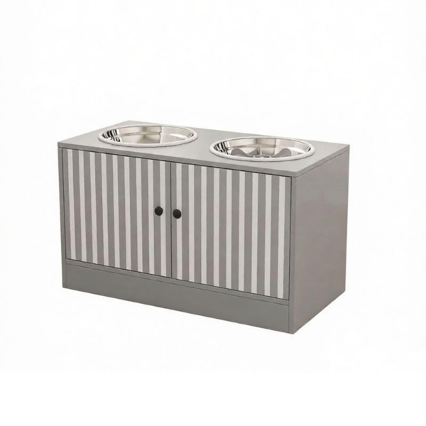 Elevated Dog Feeding Station with Storage image 6