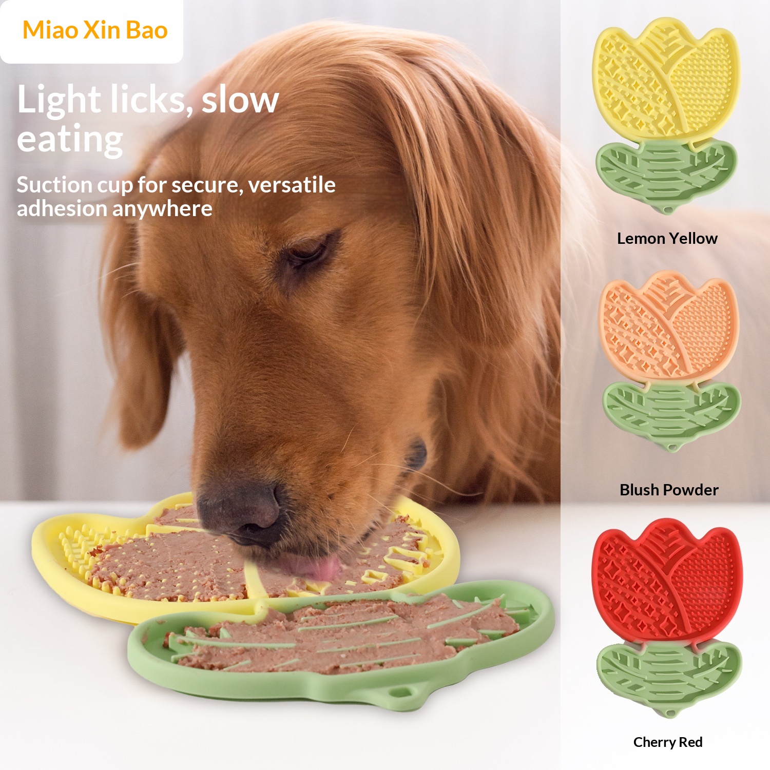 Pet Suction Cup Silicone Slow Feeding Bowl Licking Mat image 8