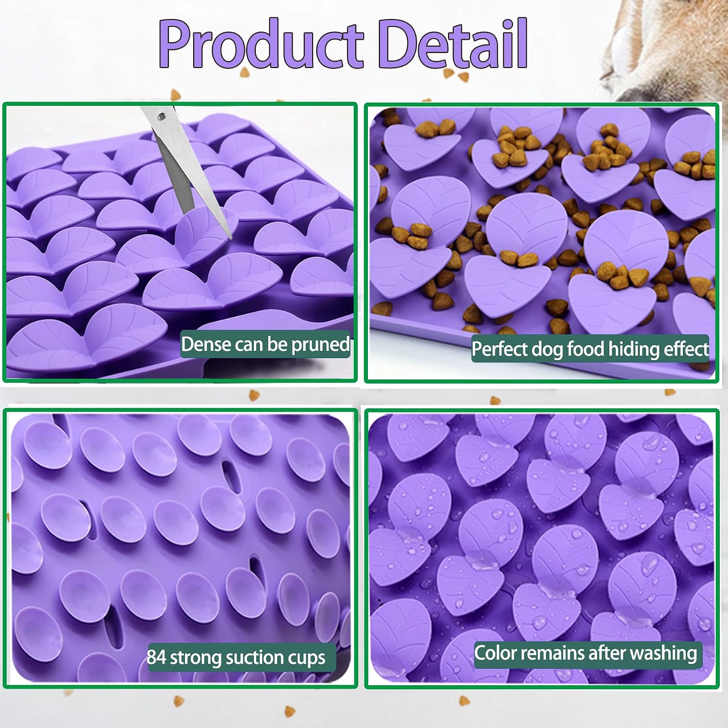 Silicone Snuffle Lick Mat for Dogs and Cats