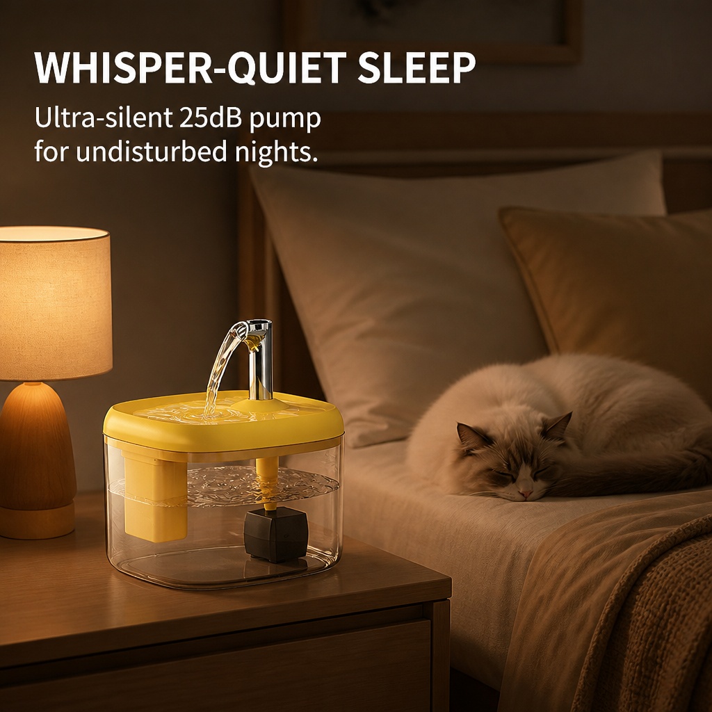 Transparent Automatic Pet Water Fountain image 4